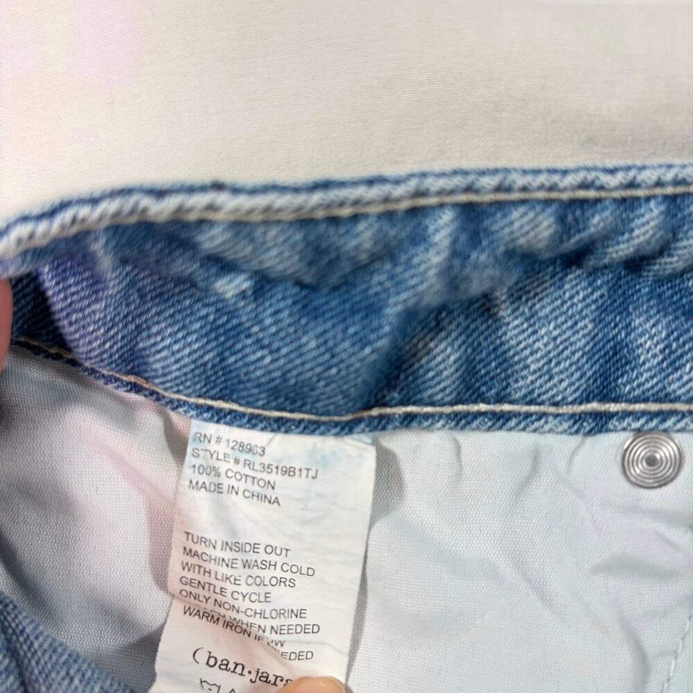banjara womens distressed denim shorts jewel details. Size 11, 29. festival - Picture 6 of 6
